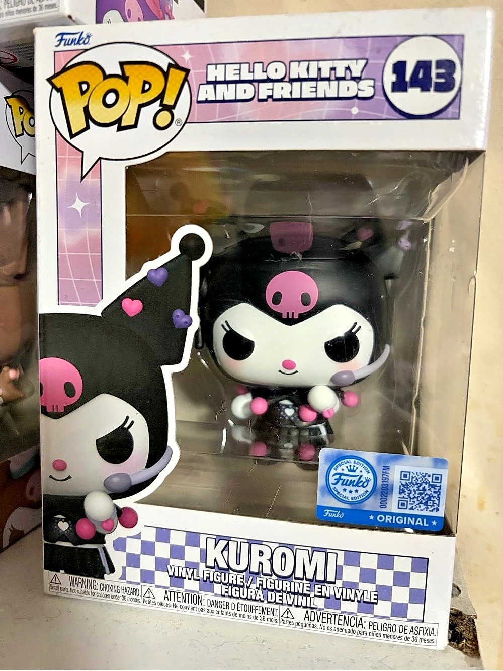 Funko Kuromi (K-Pop) #143 Vinyl Figure Black & Pink